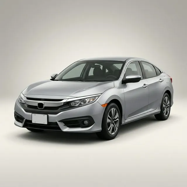 2016–2021 Honda Civic in a 3/4 front view
